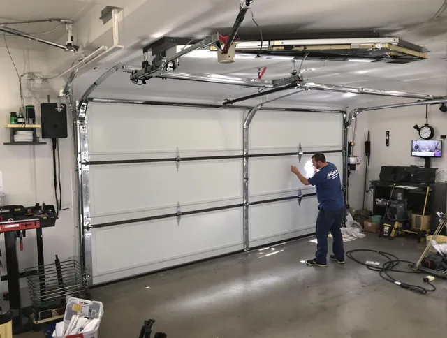 Professional garage door repair service by Cypress Garage Door Repair in Cypress